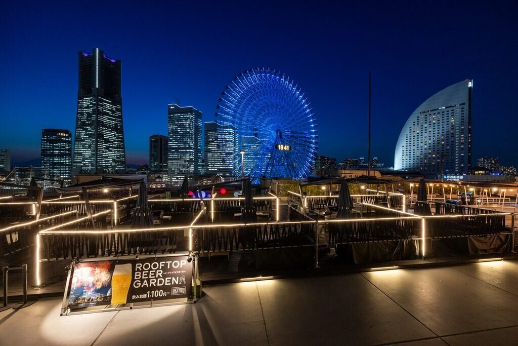 BACK YARD Roof Garden Minatomirai ビアガーデンフライヤー BACK YARD Roof Garden Minatomirai ビアガーデンフライヤー