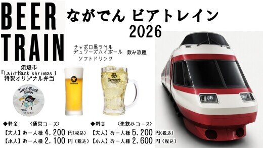 長野電鉄 ビアガーデンフライヤー