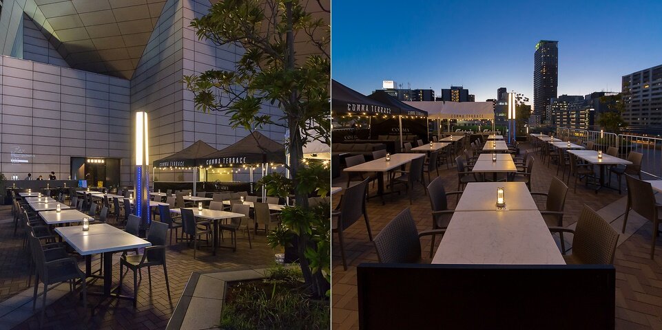 THE COMMA,Italian Terrace NAMBA 会場イメージ